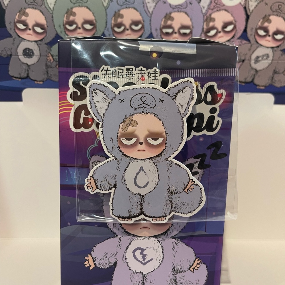 Sleepless Grumpipi Plush Series Confirmed Blind Box Figure Toy Genuine Blue